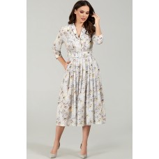 Платье Teffi style 1425 холодный серый Платье Teffi style 1425 холодный серый