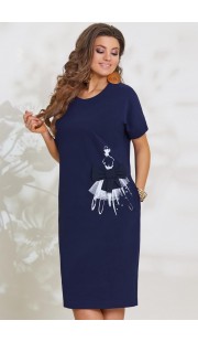 Платье Vittoria Queen 8223-1 синий