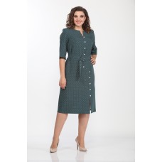 Платье Lady Style Classic 2119/7 Бирюзовый горошек