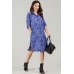 Платье Teffi style 1493 синие тона