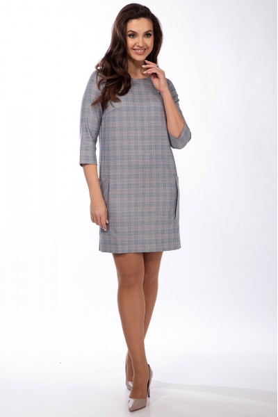 Платье Lady Style Classic 1452 серый