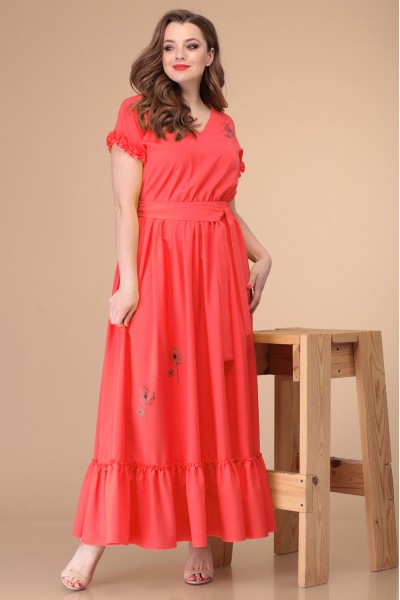 Платье Danaida 1881 коралловый
