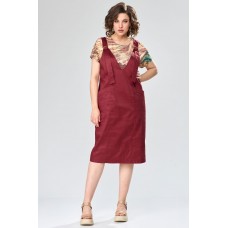 Платье Anastasia Mak 1082 бордовый Платье Anastasia Mak 1082 бордовый