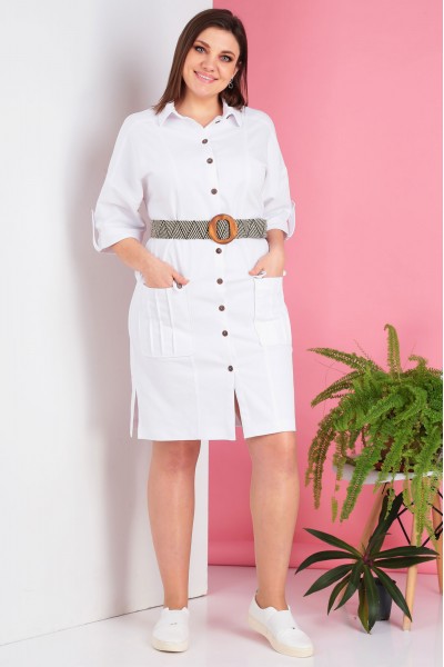 Платье Ivelta plus 1740 белый