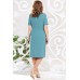 Платье Mira Fashion 4788 бирюзовые тона