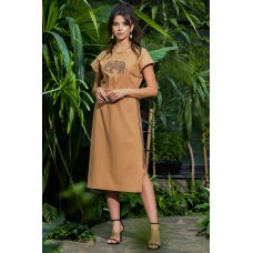 Платье Galean style 852 охра Платье Galean style 852 охра