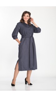 Платье Lady Style Classic 1337 Синие тона