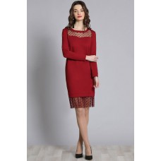 Платье Галеан Cтиль 620 бордо
