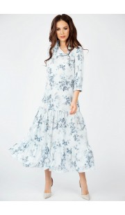 Платье Teffi style 1410 голубые тона
