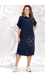 Платье Mira Fashion 4797 тёмно-синий