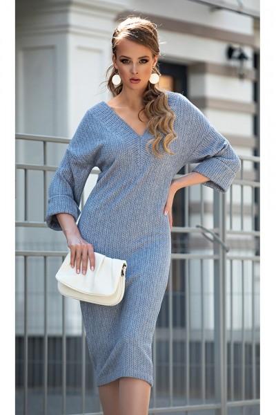 Платье Diva 1325 голубой