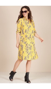 Платье Teffi style 1493 желтые тона