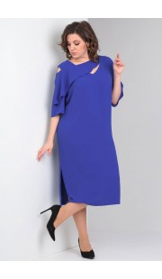 Платье Viola Style 01036 василек
