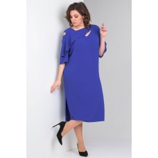 Платье Viola Style 01036 василек