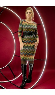 Платье S. Malich 11145 мультиколор