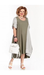 Платье Pretty 1100 зеленые тона