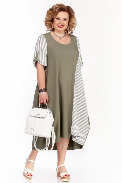 Платье Pretty 1100 зеленые тона