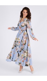 Платье Teffi style 1417 небесно-голубой