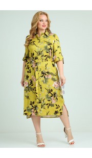 Платье Mamma moda м-702 салатовые тона