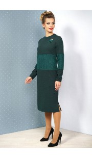 Платье Alani 1061 изумрудный
