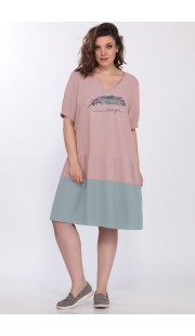 Платье Lady Secret 3677 розовый+голубой