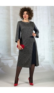 Платье Avanti Erika 1148-1 серый с синим