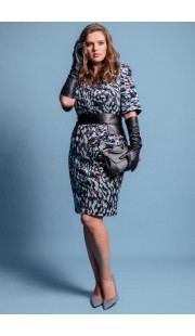 Платье S. Malich 11134 мультиколор