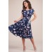 Платье Teffi style 1332 розовый с синим