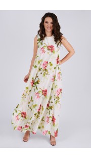 Платье Teffi style 1390 светлые тона