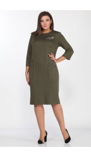 Платье Lady Style Classic 2193 хаки