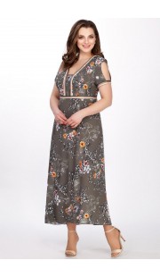 Платье LaKona 1203 хаки
