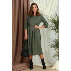 Платье Ришелье 855 хаки Платье Ришелье 855 хаки