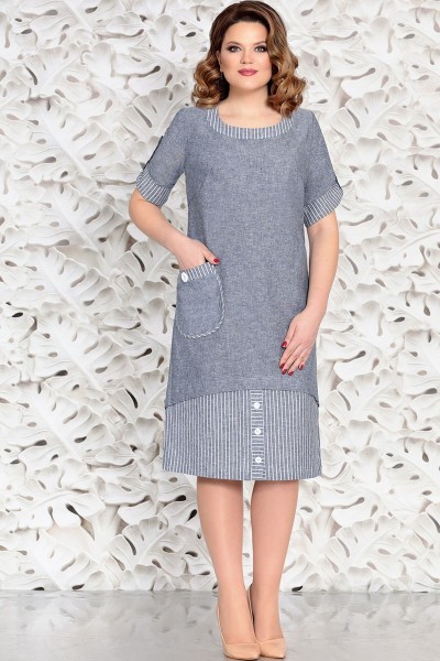 Платье Mira Fashion 4587 синий