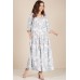 Платье Teffi style 1496 голубые тона