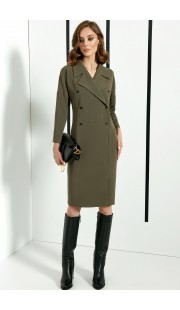 Платье DiLiaFashion 0392 хаки