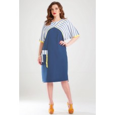 Платье Viola Style 0848 голубой Платье Viola Style 0848 голубой