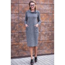 Платье Euromoda 219 серый