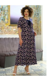 Платье Erika Style 1017 синий