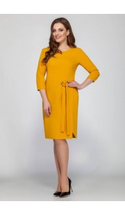 Платье B&F 1320 горчичный
