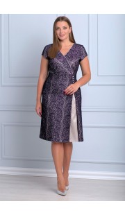 Платье Anelli 506 синие тона