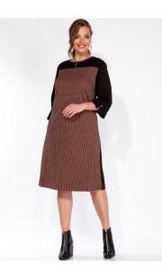 Платье Andrea Style 2262 черный+красный