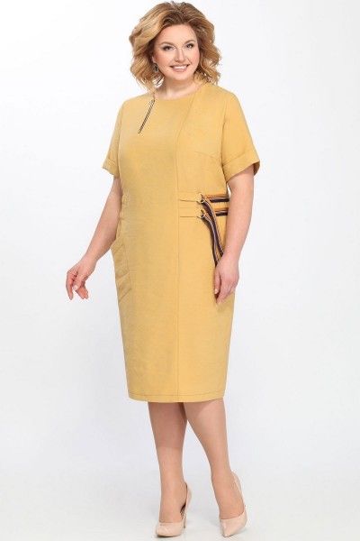 Платье Matini 31290 бежевые тона
