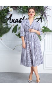Платье Anastasia 598 синие тона
