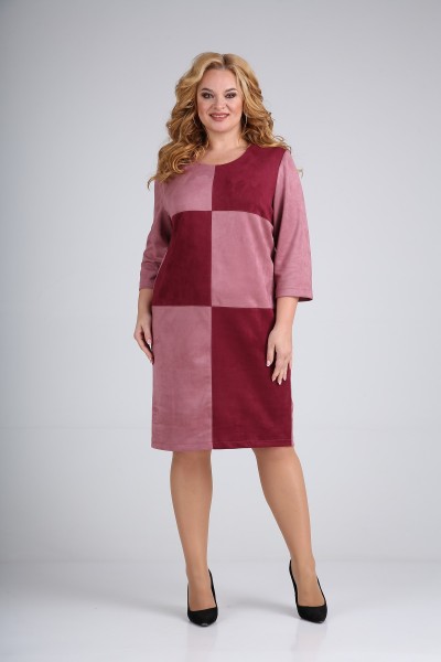Платье Mamma moda 689-1 розово-бордовый