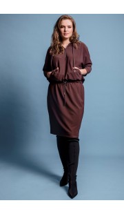 Платье S. Malich 11119-2 шоколадный