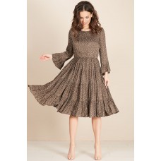 Платье Teffi style 1488 коричневые тона Платье Teffi style 1488 коричневые тона