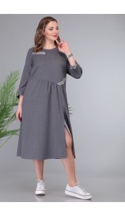 Платье Denissa Fashion 1333 серые тона