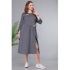 Платье Denissa Fashion 1333 серые тона