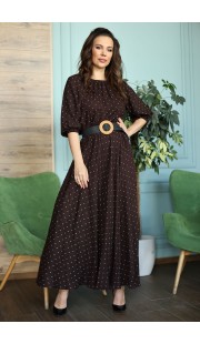 Платье Anastasia 655 шоколадный