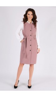 Платье Teffi style 1460 розовые тона